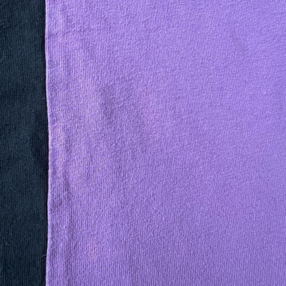 Teddy Fresh Black and Purple Split TShirt Men’s M - Picture 5 of 5